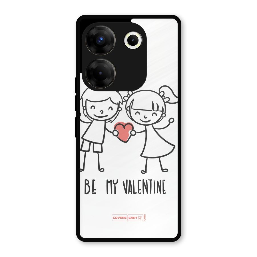 Be My Valentine Metal Back Case for Tecno Camon 20