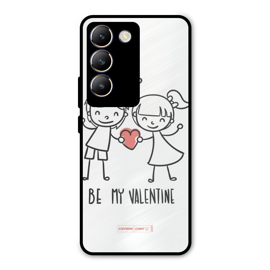 Be My Valentine Metal Back Case for Vivo T3 5G