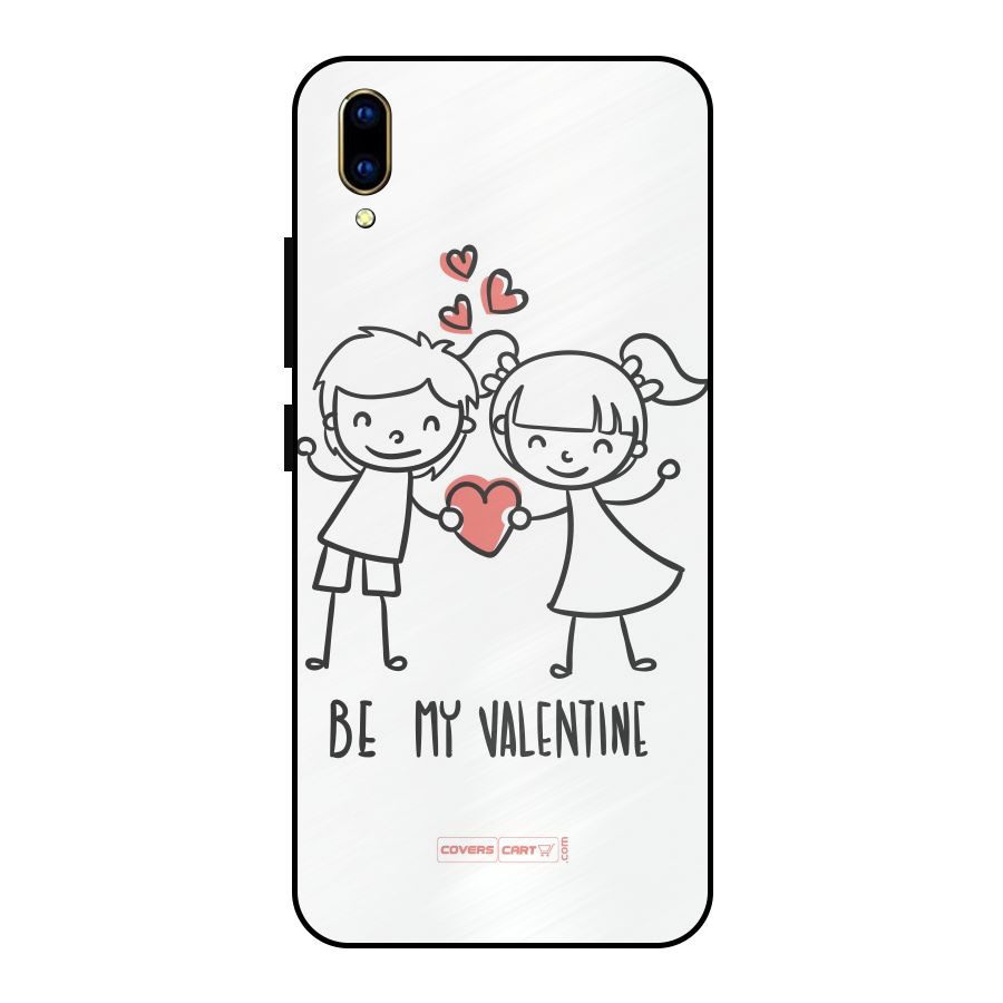 Be My Valentine Metal Back Case for Vivo V11 Pro