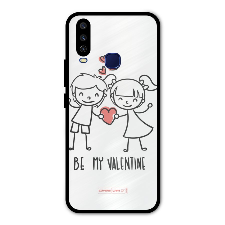 Be My Valentine Metal Back Case for Vivo V17