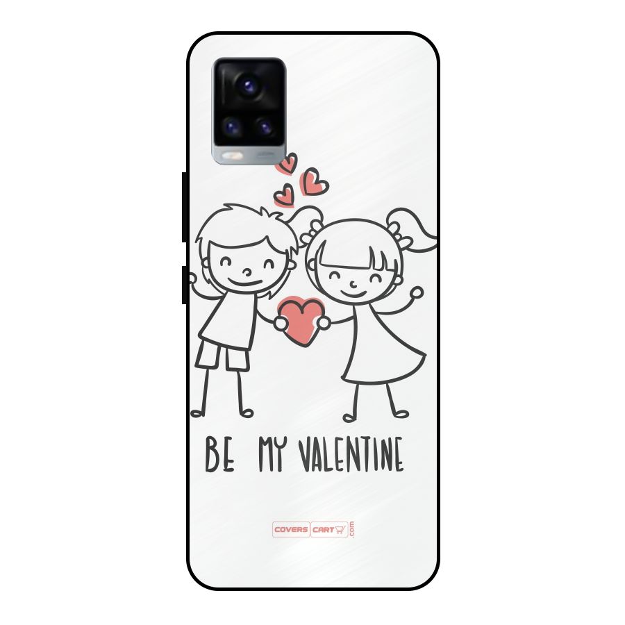Be My Valentine Metal Back Case for Vivo V20 2021