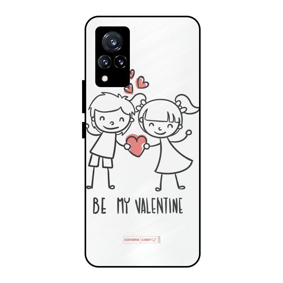 Be My Valentine Metal Back Case for Vivo V21 5G