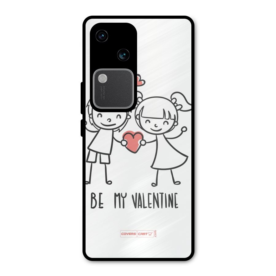 Be My Valentine Metal Back Case for Vivo V30 Pro