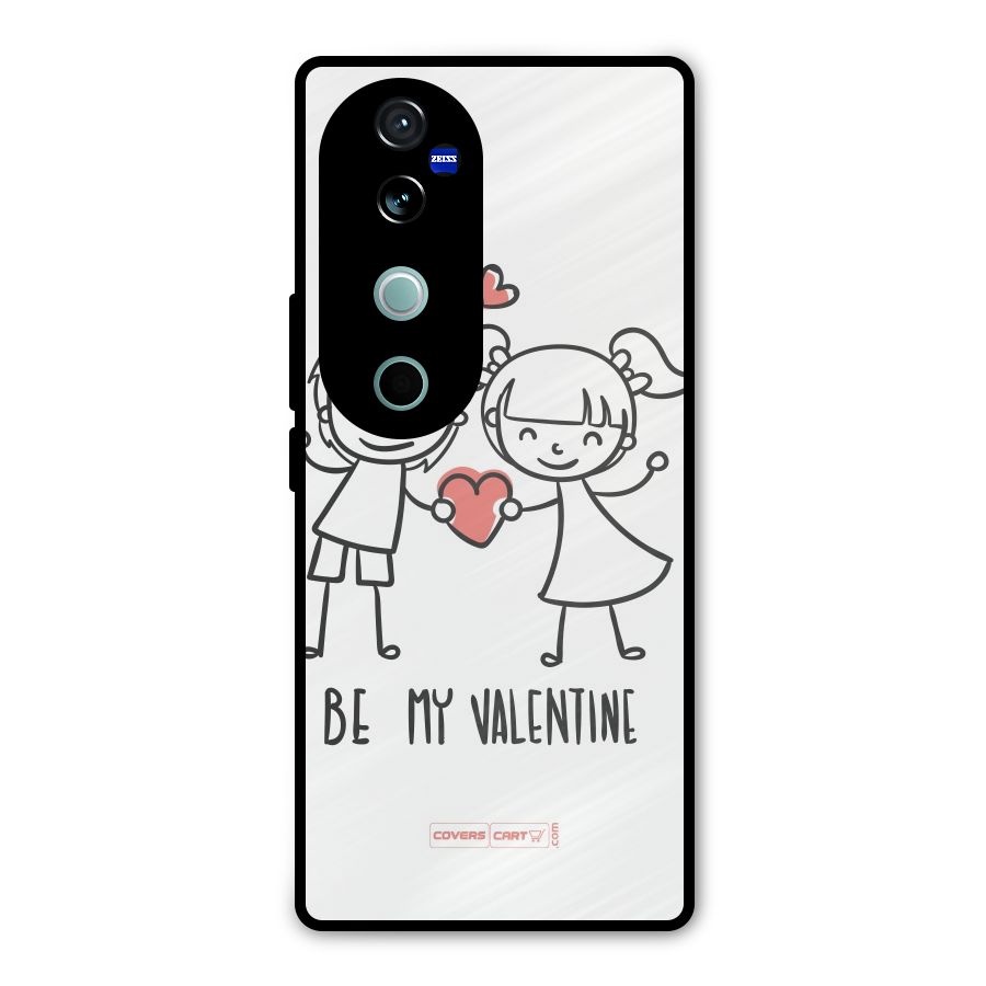 Be My Valentine Metal Back Case for Vivo V40 Pro