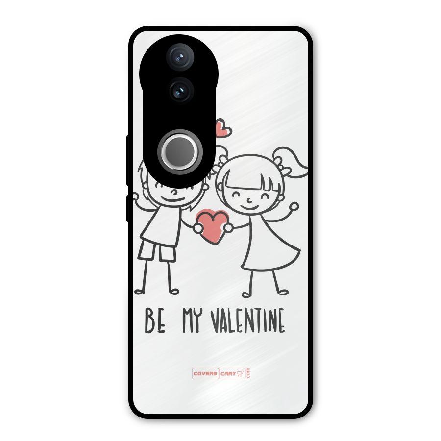 Be My Valentine Metal Back Case for Vivo V50e