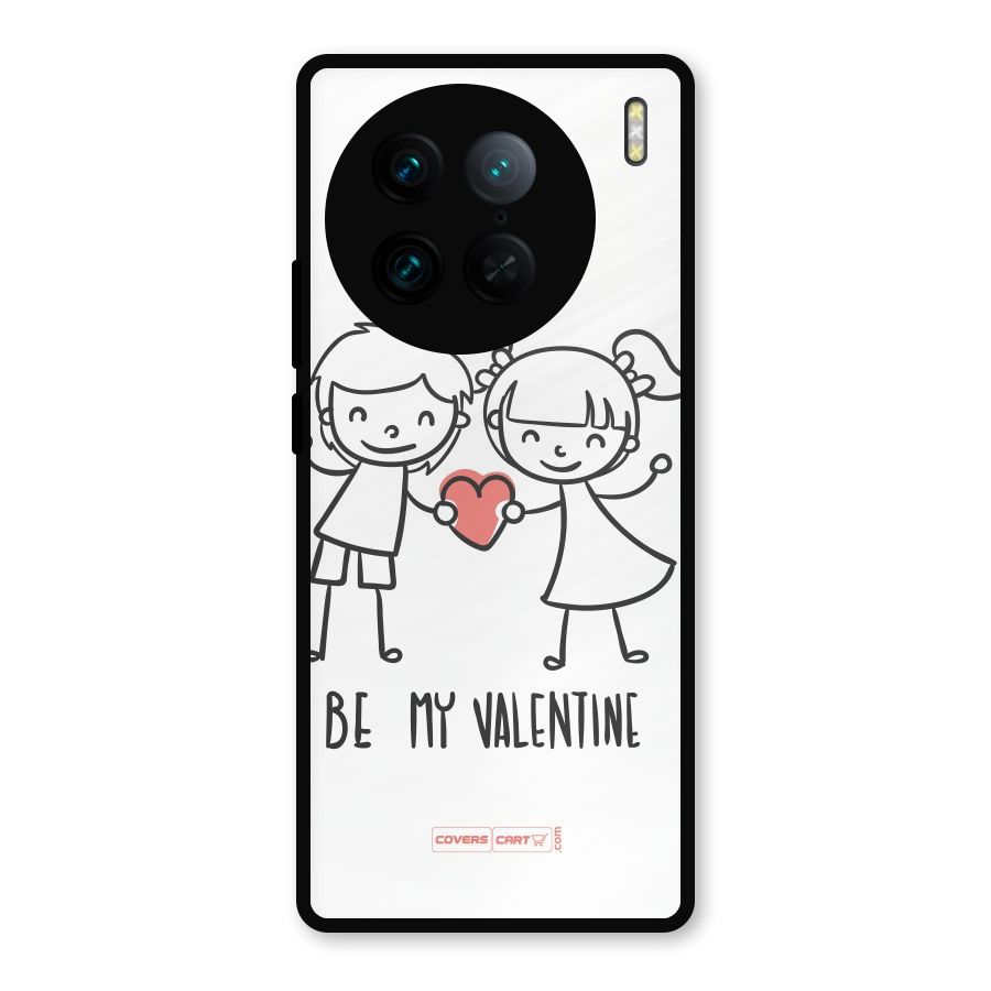 Be My Valentine Metal Back Case for Vivo X90 Pro