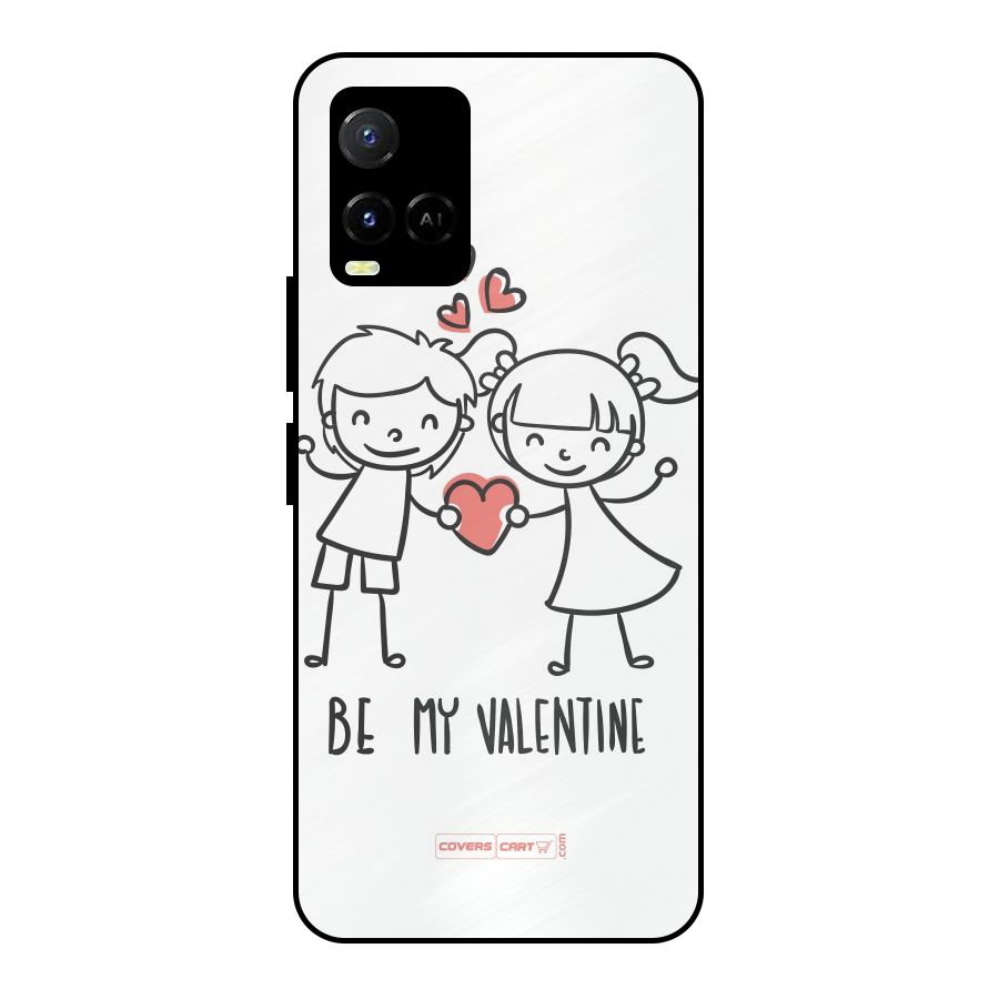 Be My Valentine Metal Back Case for Vivo Y21T