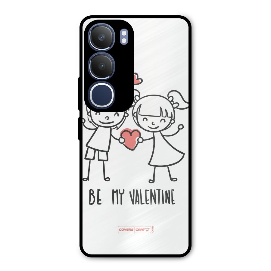 Be My Valentine Metal Back Case for Vivo Y29