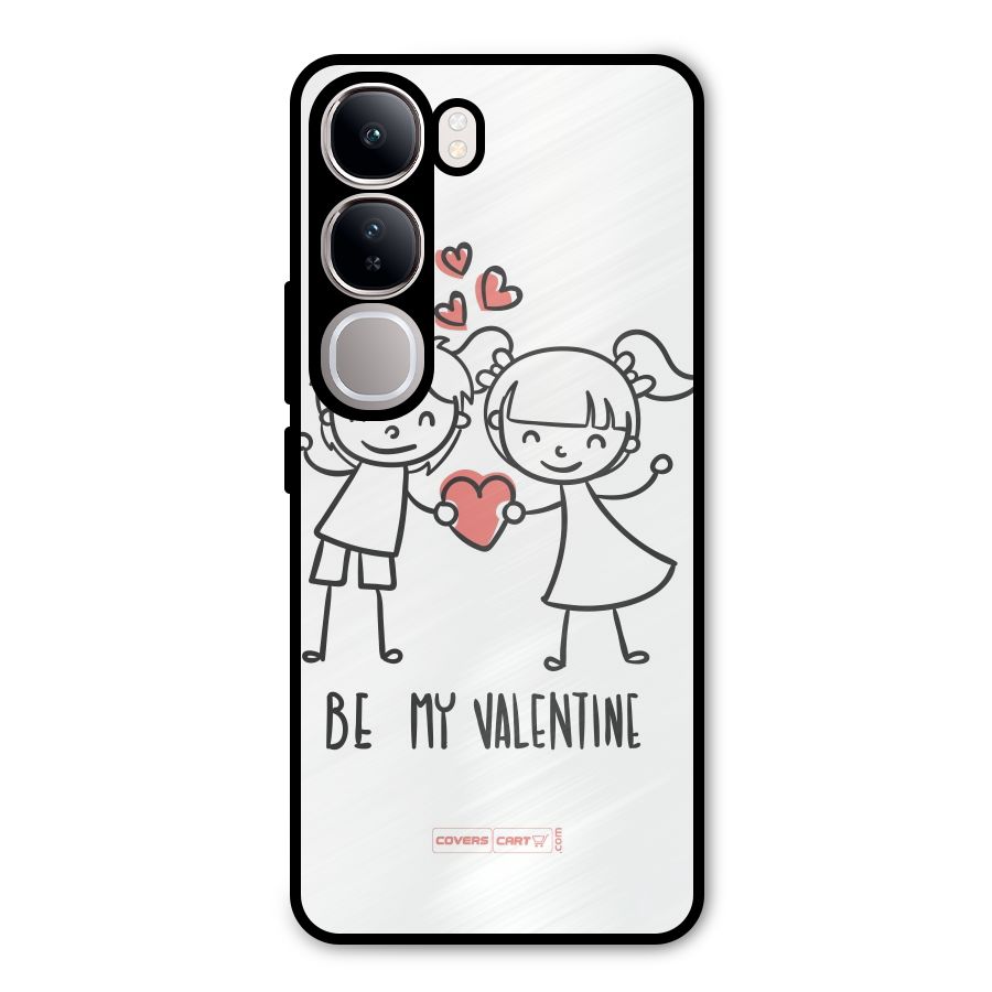 Be My Valentine Metal Back Case for Vivo Y300