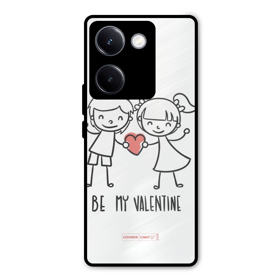 Be My Valentine Metal Back Case for Vivo Y300 Plus