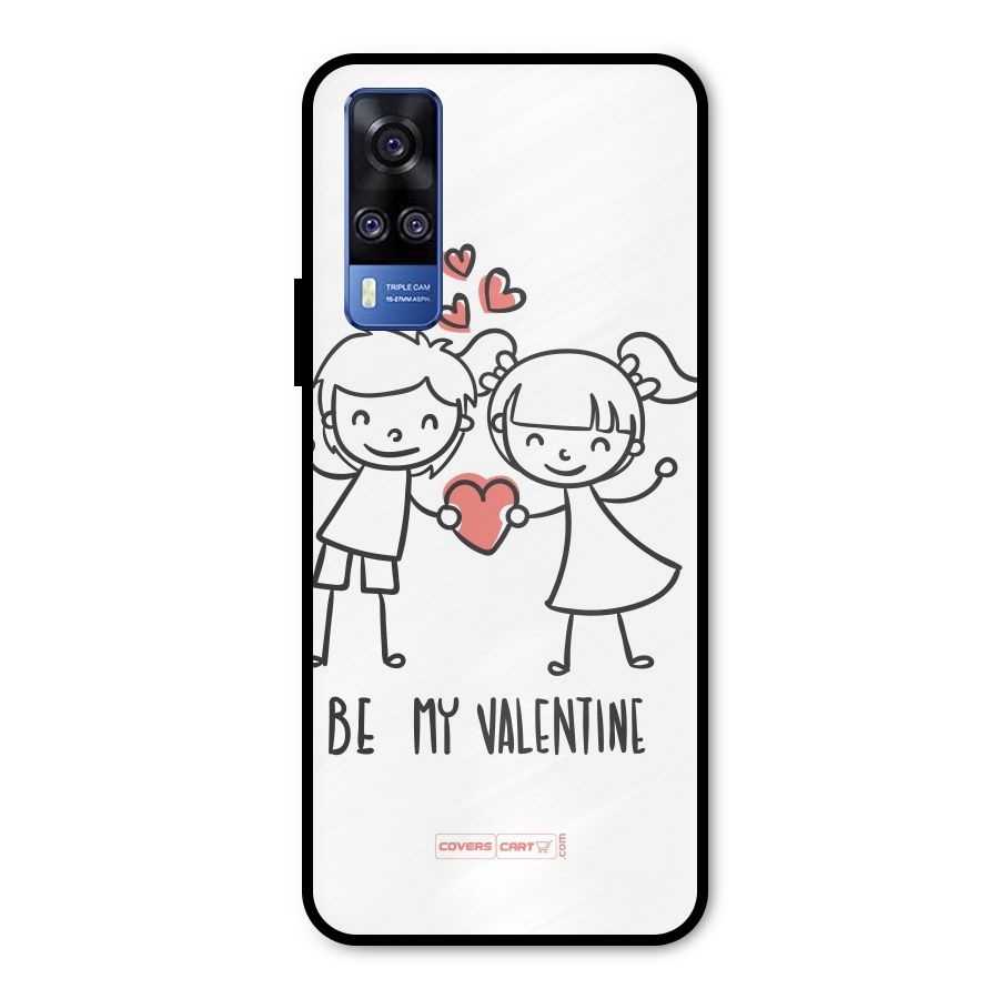 Be My Valentine Metal Back Case for Vivo Y51A