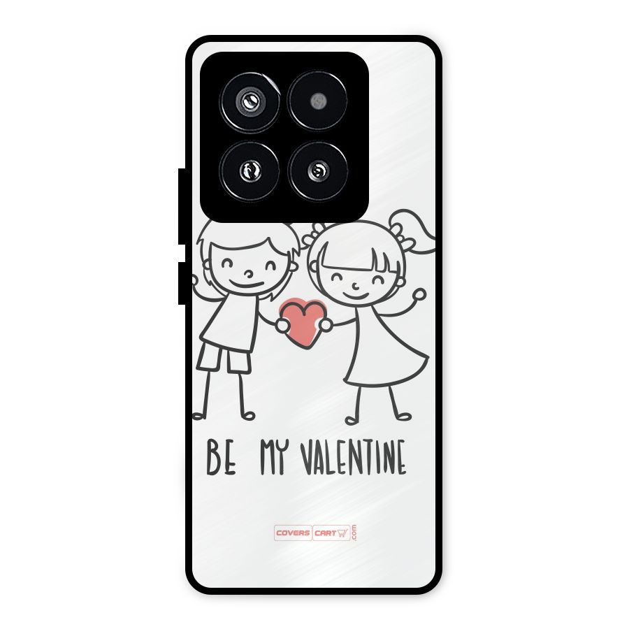 Be My Valentine Metal Back Case for Xiaomi 14 Pro