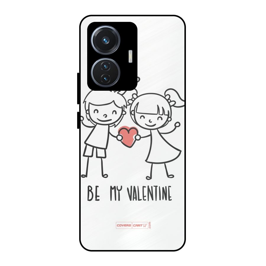 Be My Valentine Metal Back Case for iQOO Z6 44W