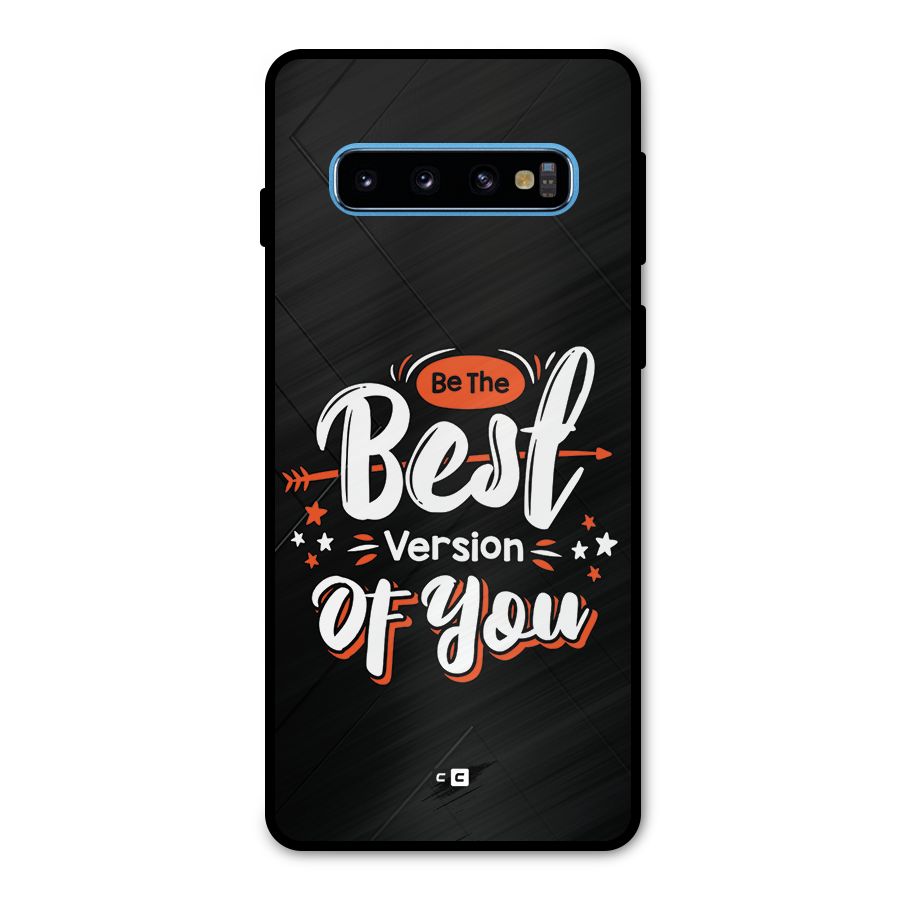 Be The Best Metal Back Case for Galaxy S10