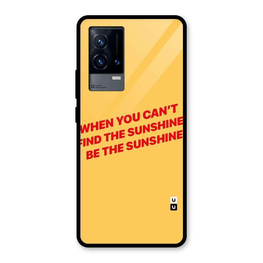 Be The Sunshine Glass Back Case for iQOO 9 5G