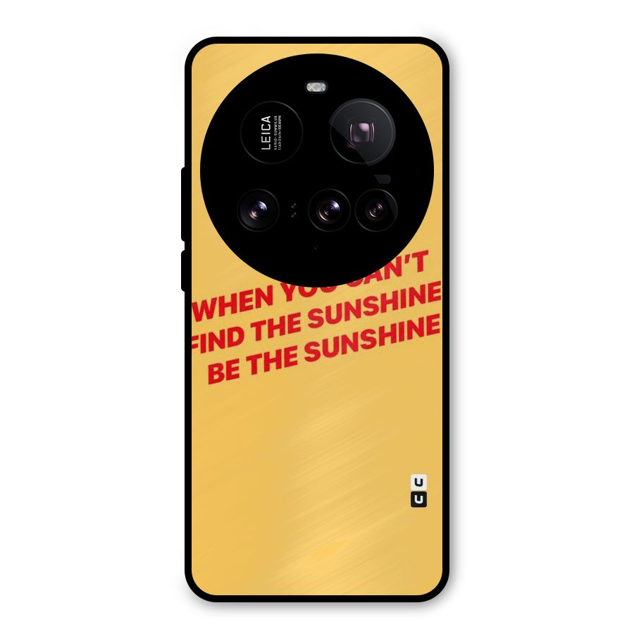 Be The Sunshine Metal Back Case for Xiaomi 15 Ultra