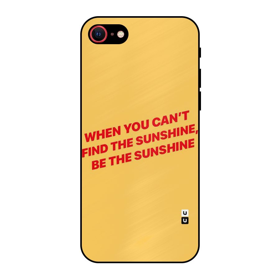 Be The Sunshine Metal Back Case for iPhone SE 2022