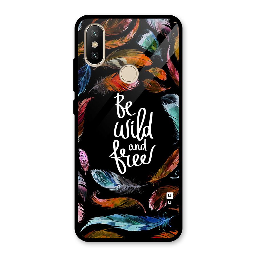 Be Wild and Free Glass Back Case for Redmi A2