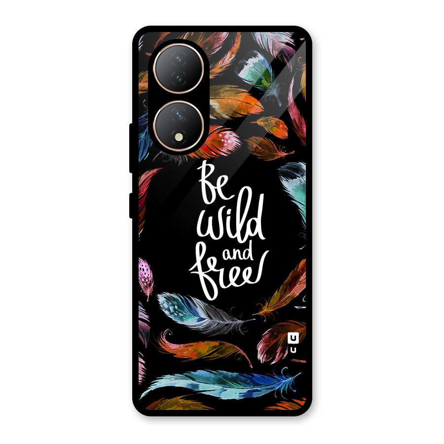 Be Wild and Free Glass Back Case for Vivo Y100