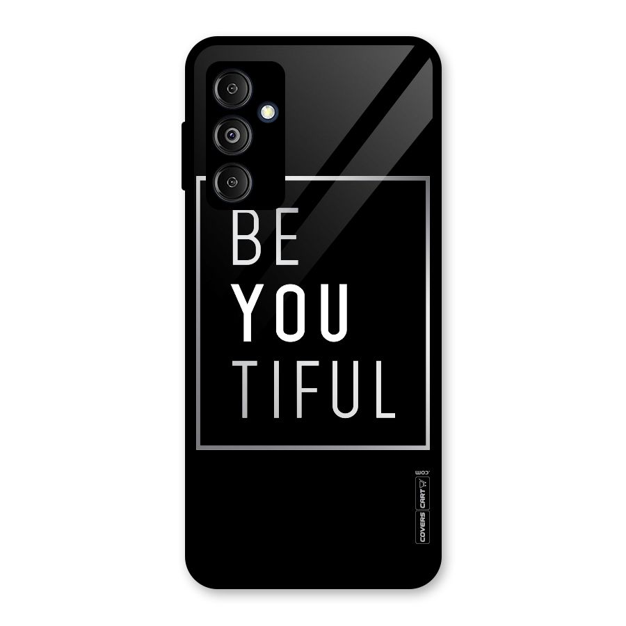 Be You Beautiful Glass Back Case for Galaxy M14 5G