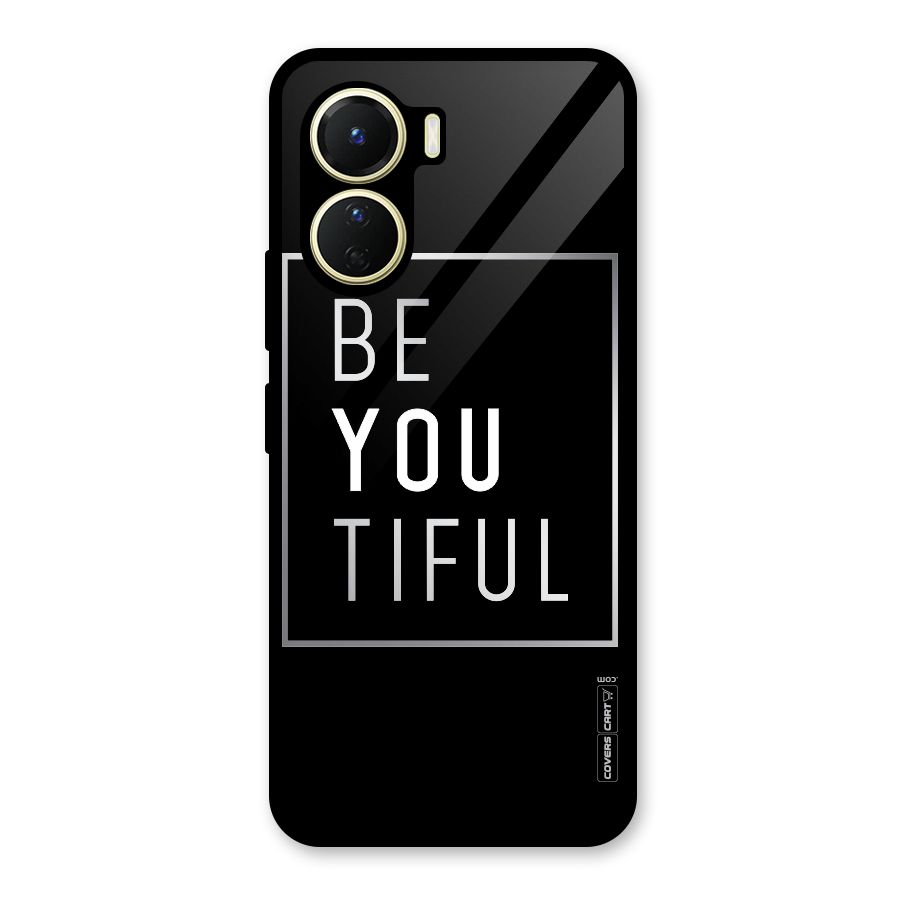 Be You Beautiful Glass Back Case for Vivo Y56