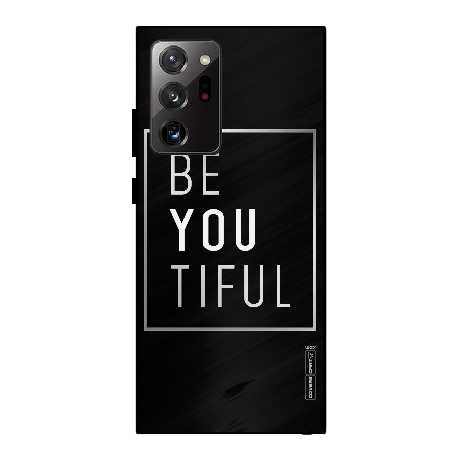 Be You Beautiful Metal Back Case for Galaxy Note 20 Ultra