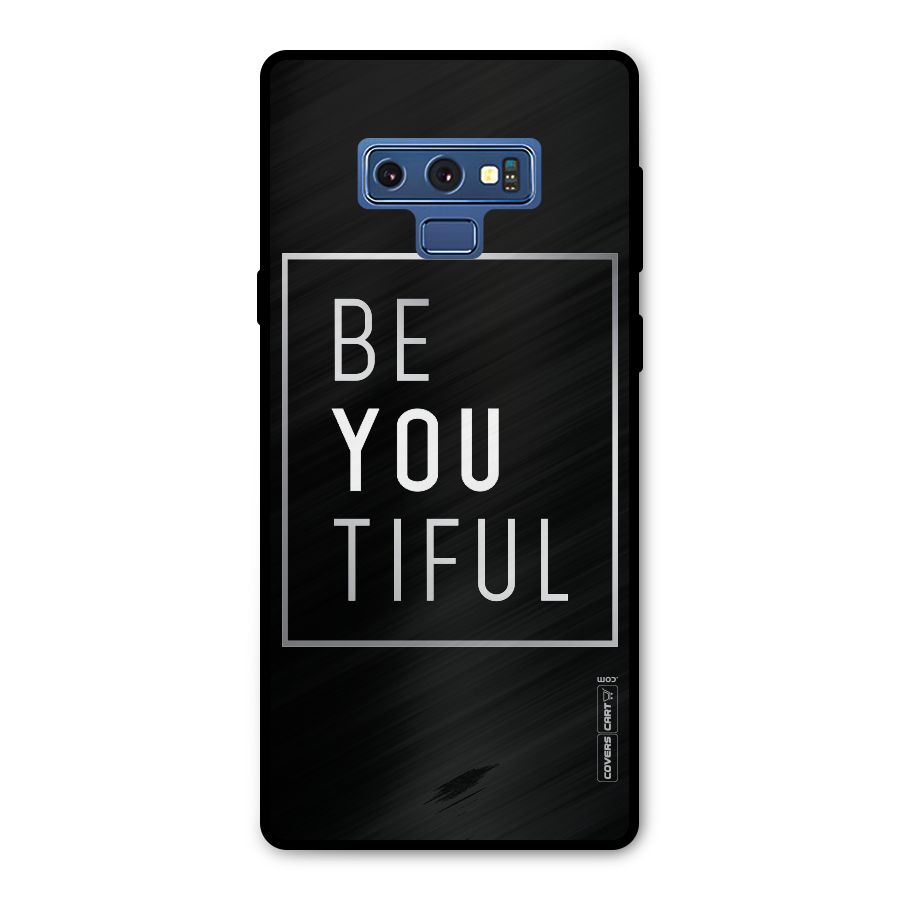 Be You Beautiful Metal Back Case for Galaxy Note 9