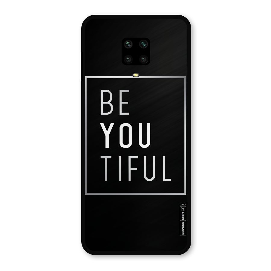 Be You Beautiful Metal Back Case for Poco M2