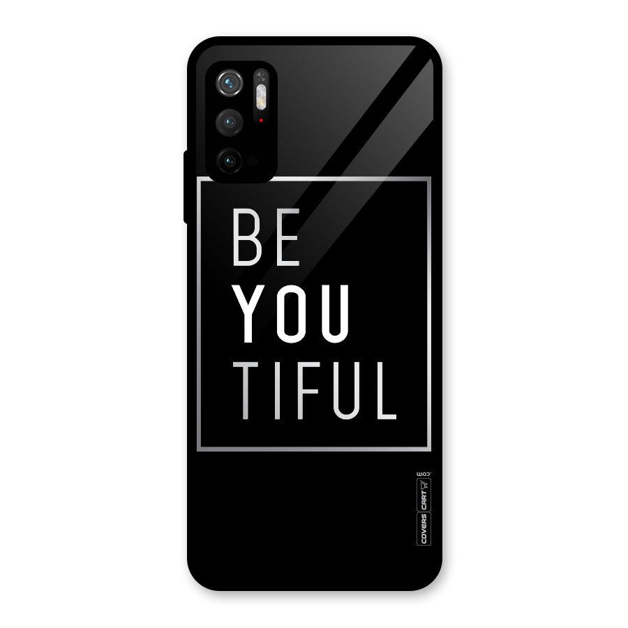 Be You Beautiful Metal Back Case for Redmi Note 10T 5G