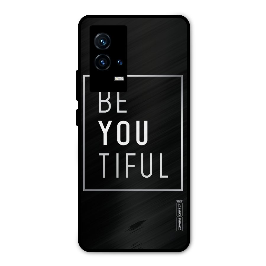 Be You Beautiful Metal Back Case for iQOO 9 5G