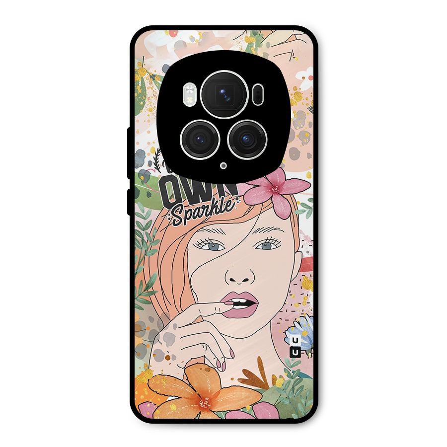 Be Your Own Sparkle Metal Back Case for Honor Magic6 Pro