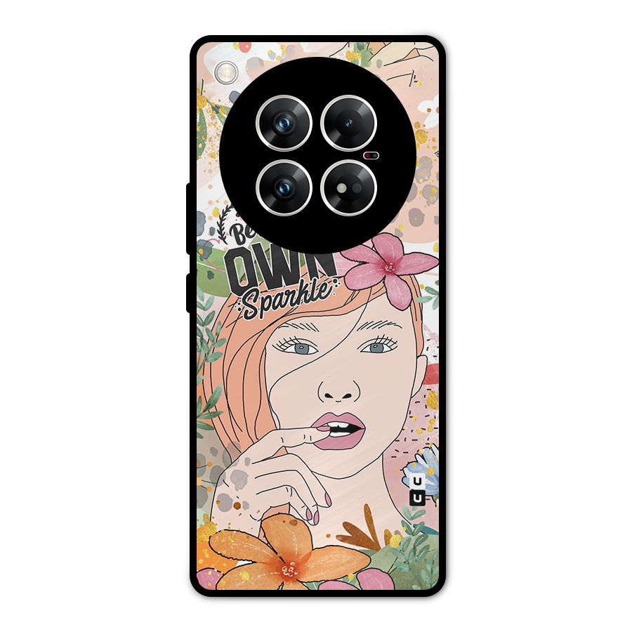 Be Your Own Sparkle Metal Back Case for Infinix Zero 40 5G