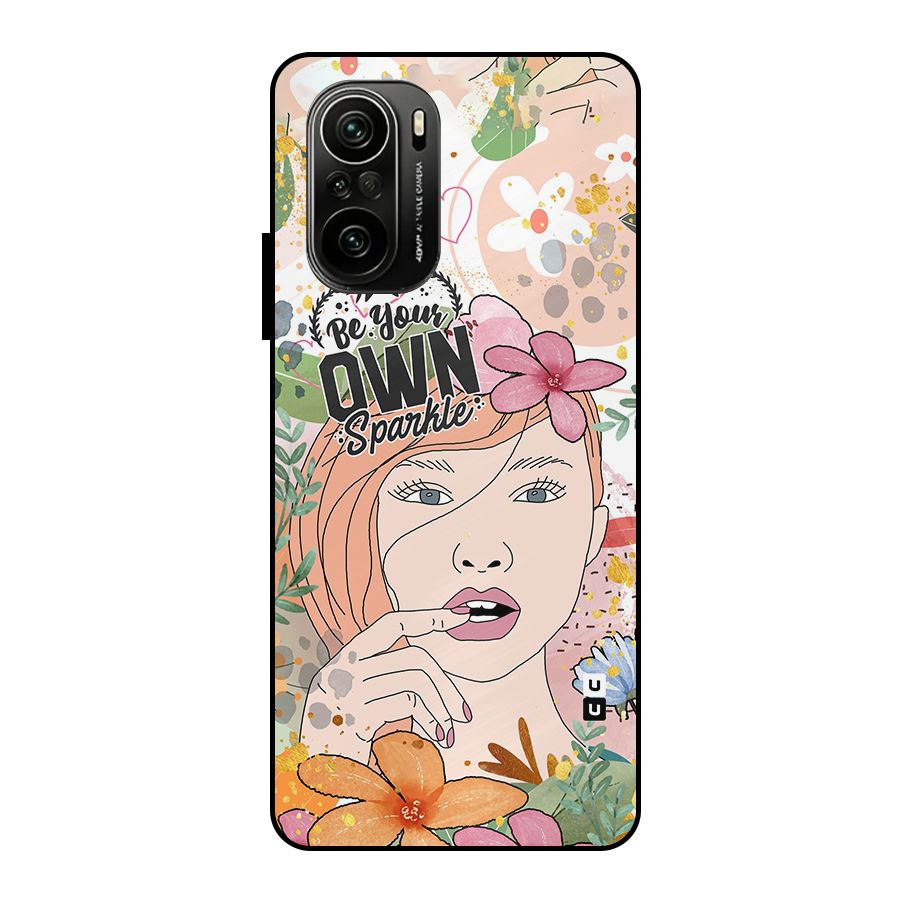 Be Your Own Sparkle Metal Back Case for Mi 11X Pro