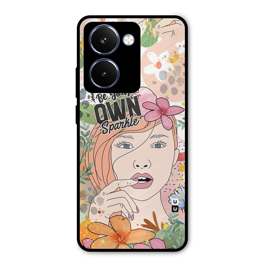 Be Your Own Sparkle Metal Back Case for Realme P3 Ultra