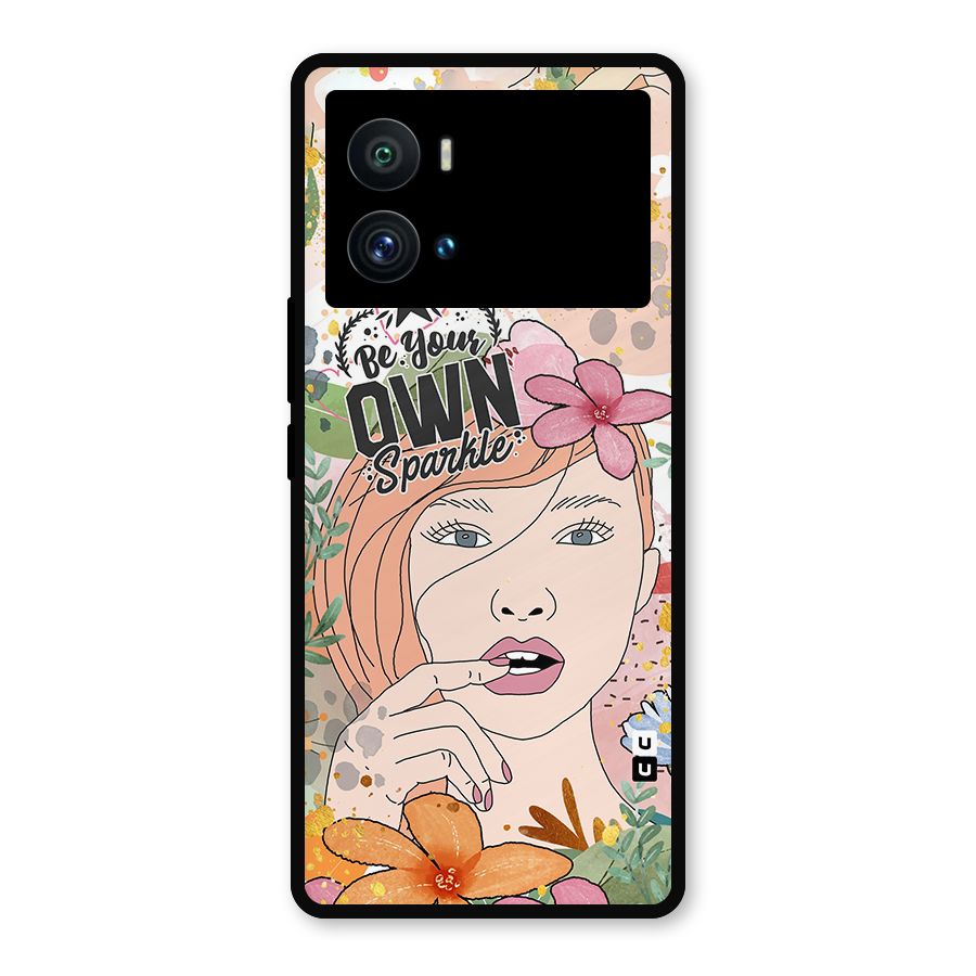 Be Your Own Sparkle Metal Back Case for iQOO 9 Pro