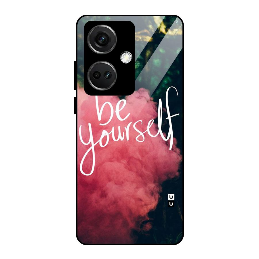 Be Yourself Greens Glass Back Case for OnePlus Nord CE 3 5G