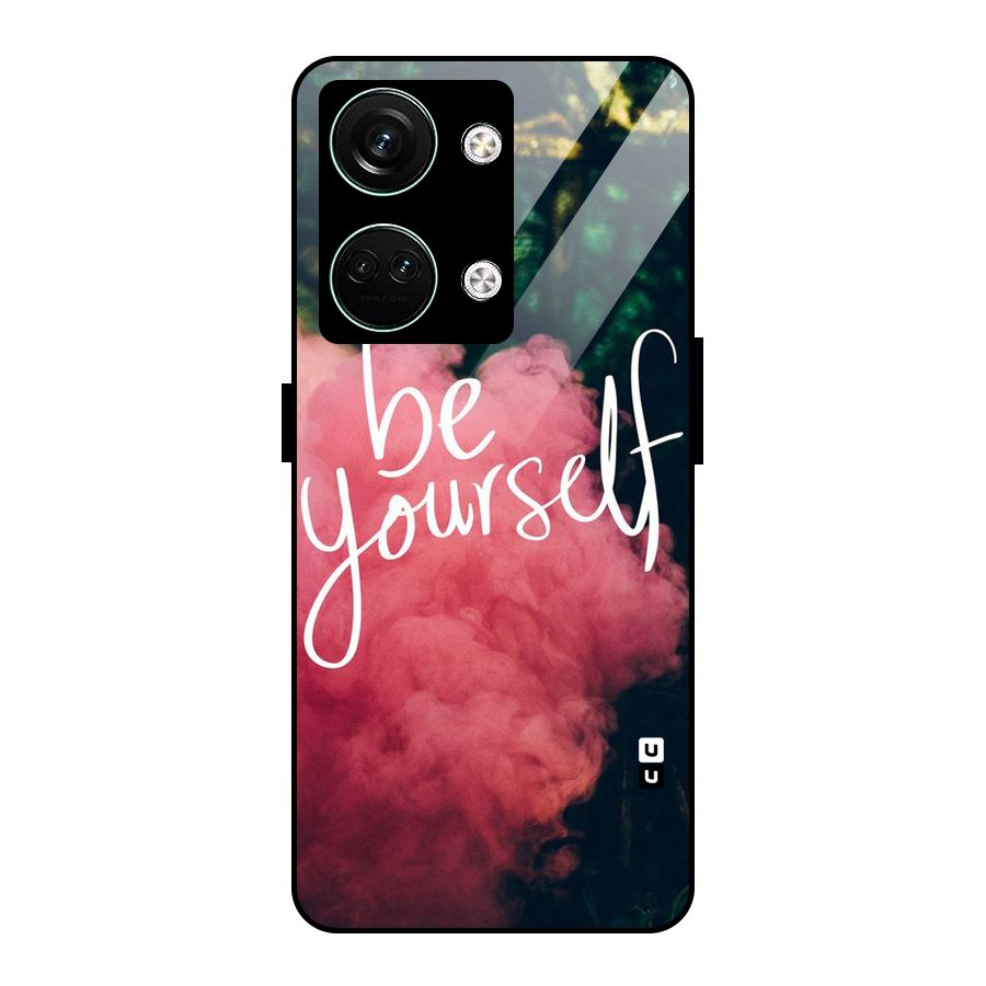 Be Yourself Greens Glass Back Case for Oneplus Nord 3