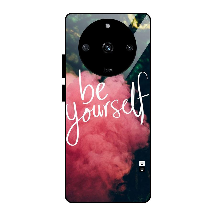 Be Yourself Greens Glass Back Case for Realme Narzo 60 5G