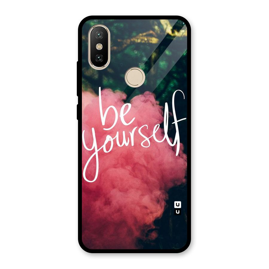 Be Yourself Greens Glass Back Case for Redmi A2