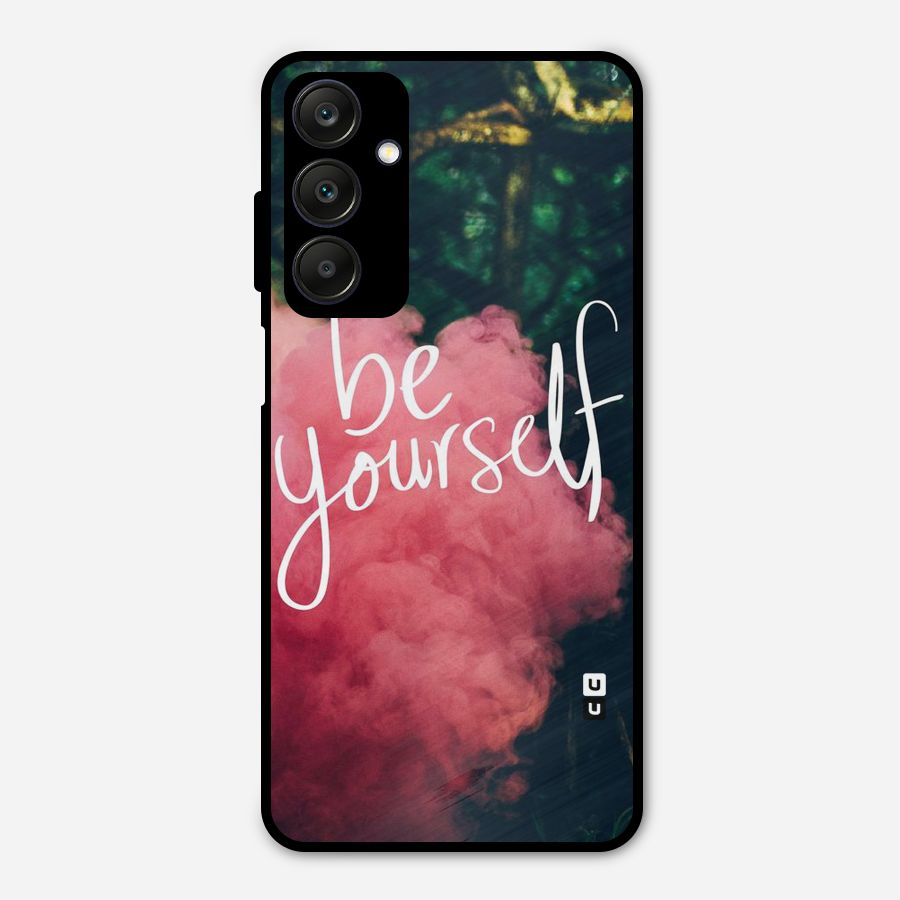 Be Yourself Greens Metal Back Case for Galaxy A25 5G