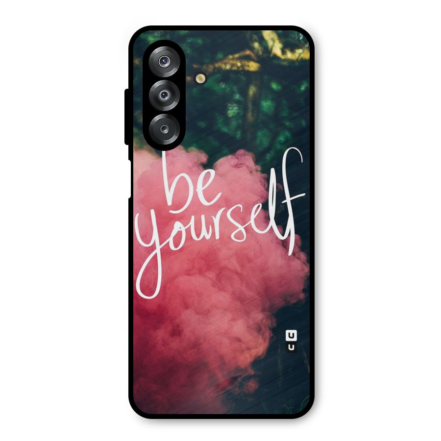 Be Yourself Greens Metal Back Case for Galaxy A26