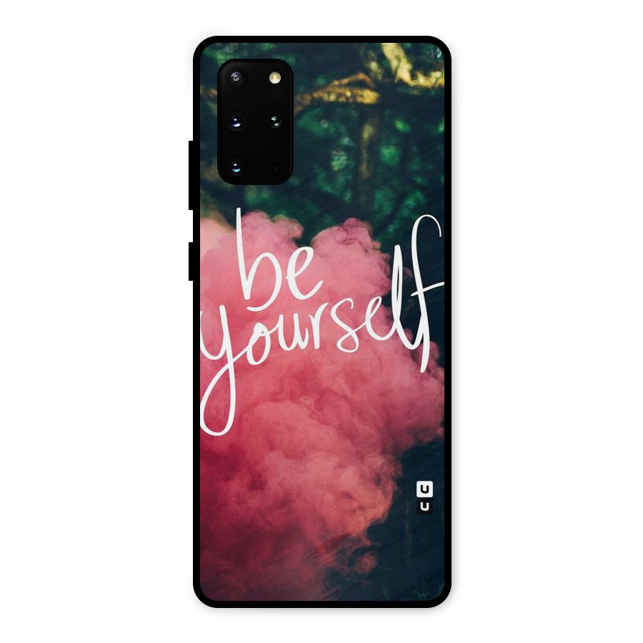 Be Yourself Greens Metal Back Case for Galaxy S20 Plus