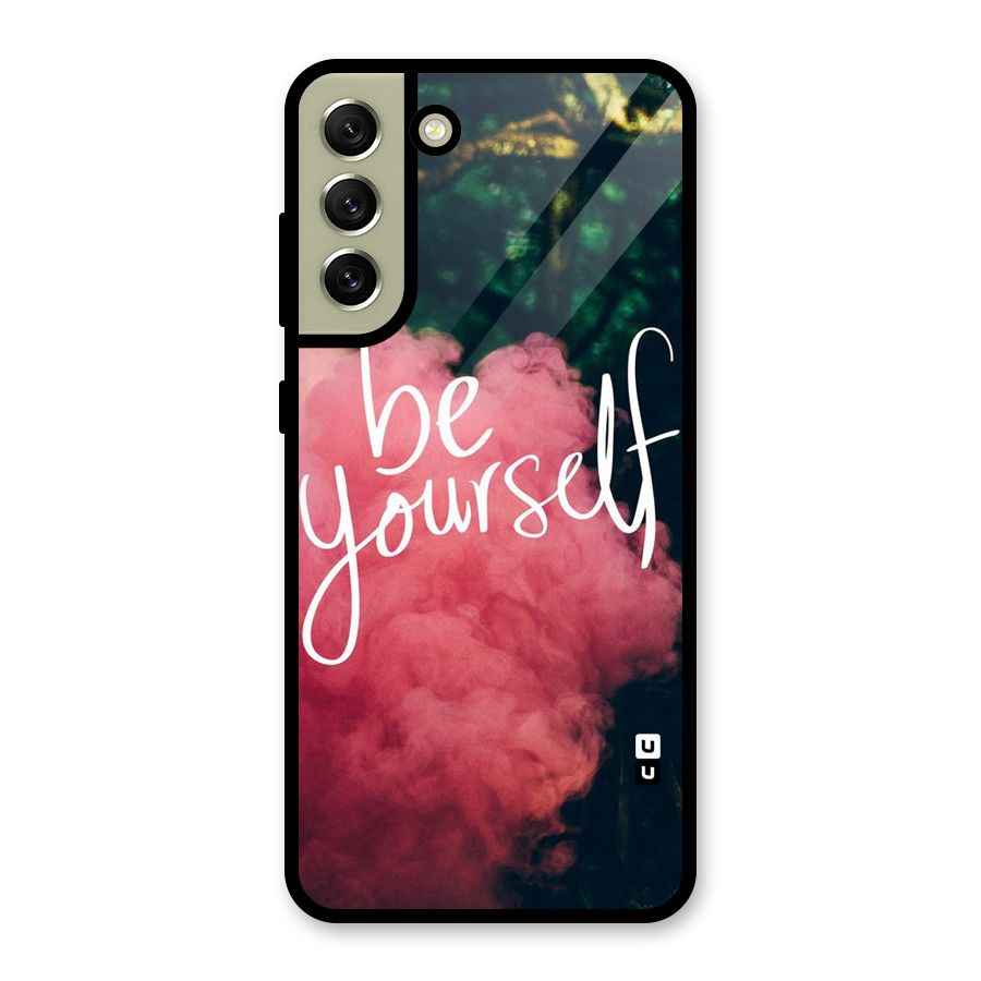 Be Yourself Greens Metal Back Case for Galaxy S21 FE 5G (2023)