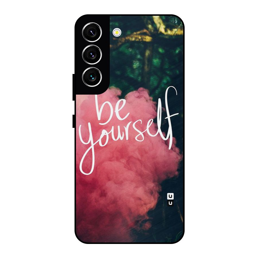 Be Yourself Greens Metal Back Case for Galaxy S22 5G