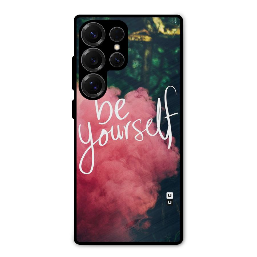 Be Yourself Greens Metal Back Case for Galaxy S25 Ultra
