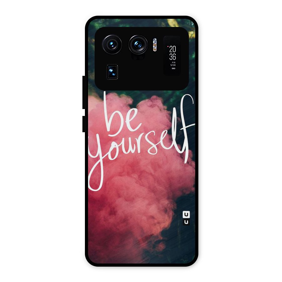 Be Yourself Greens Metal Back Case for Mi 11 Ultra