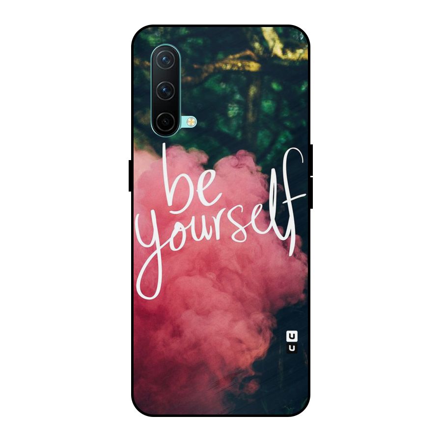Be Yourself Greens Metal Back Case for OnePlus Nord CE 5G