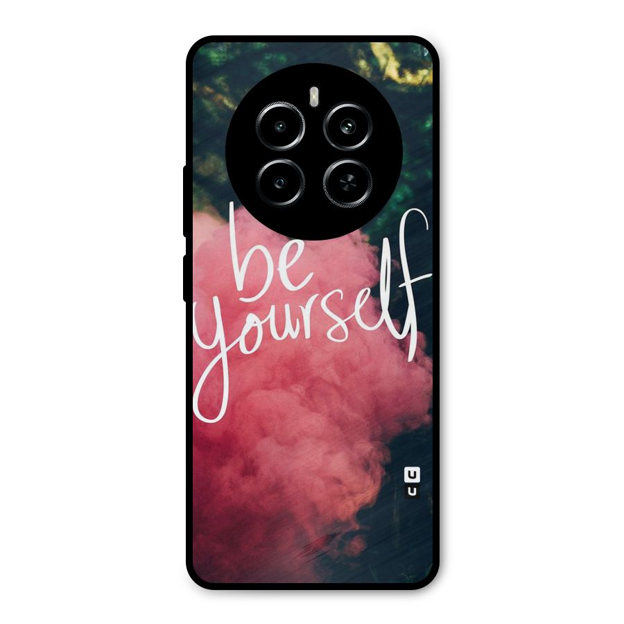 Be Yourself Greens Metal Back Case for Realme P1
