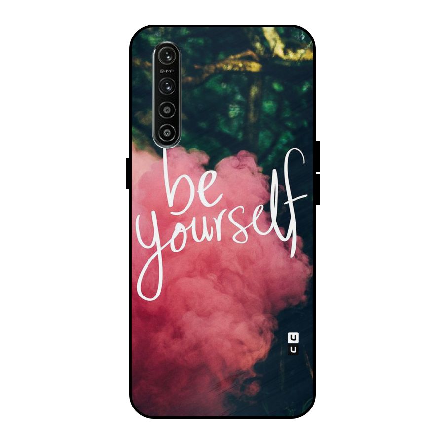 Be Yourself Greens Metal Back Case for Realme XT