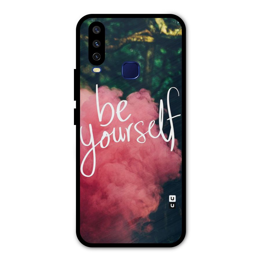 Be Yourself Greens Metal Back Case for Vivo Y12